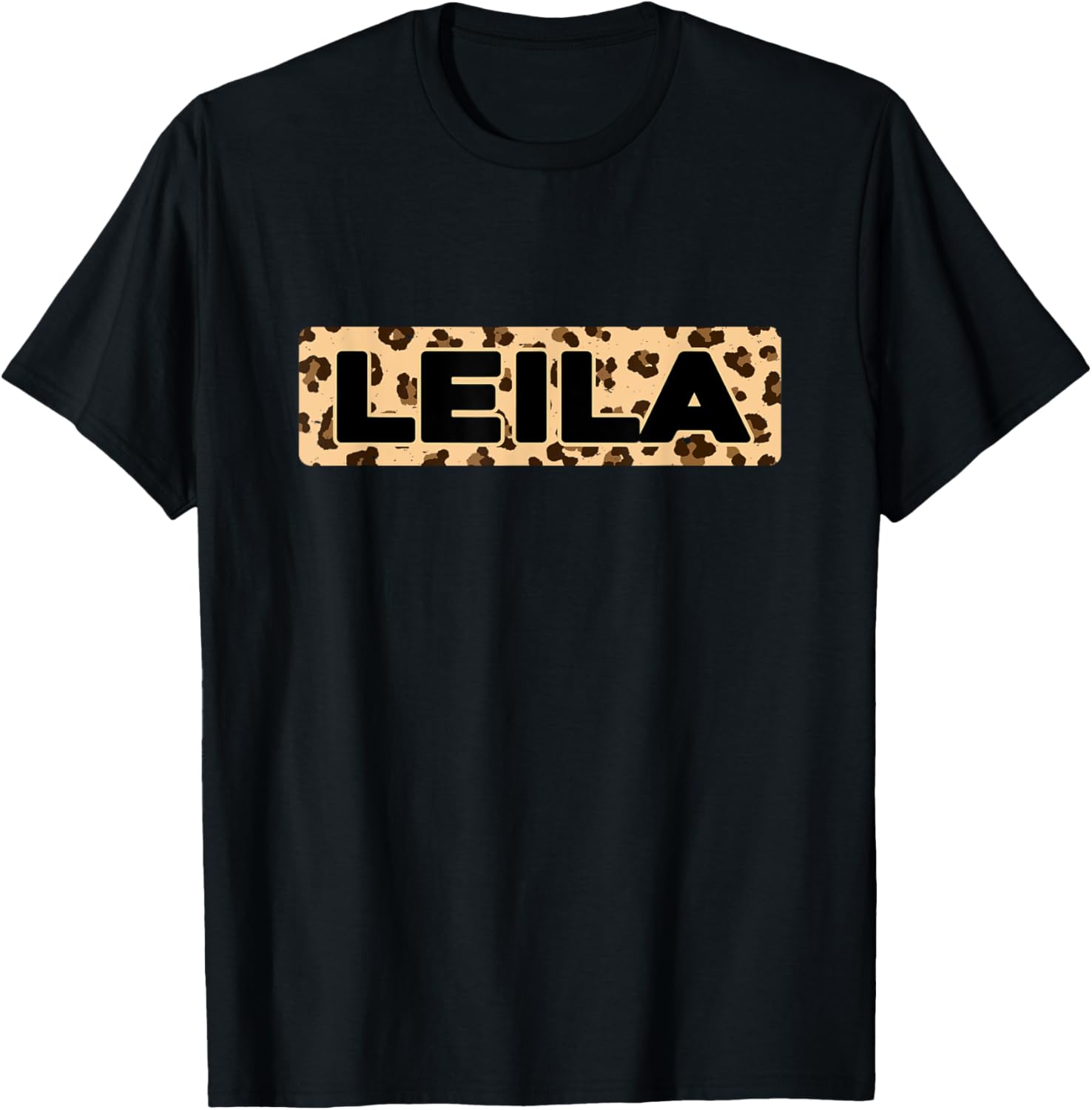 Funny Leila Leopard Print Personalized Name Leila Apparel Comfort Fit Fan Favorite