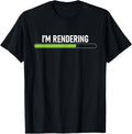 I'm Rendering - Video Editor Editing Filmmaker Videographer Apparel | High Search Volume | Aesthetic Fit