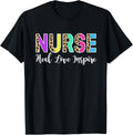 Nurse heal love inspire nursing medical RN cheetah nurses Apparel Premium Print Gift Ready