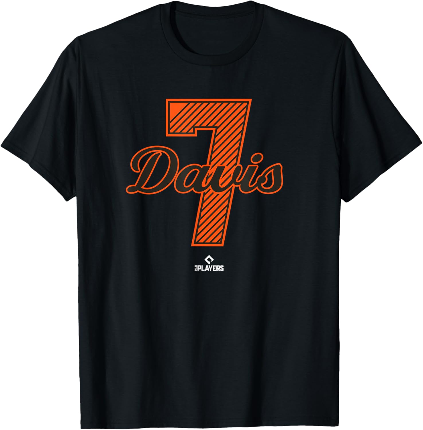 JD Davis 7 San Francisco MLBPA Apparel | Aesthetic Design