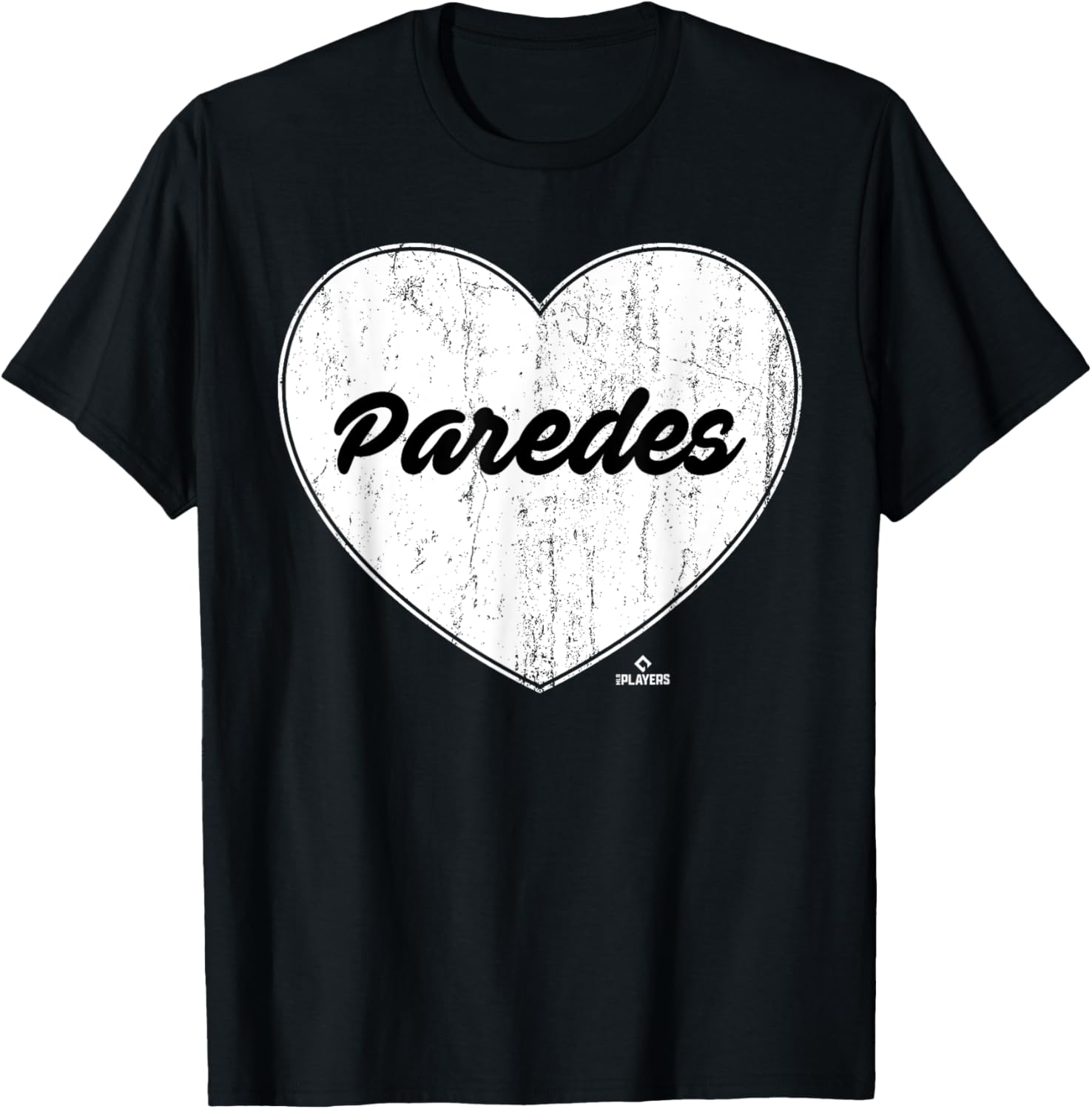 Distressed Heart Michael Paredes Prospect Baseball Fan Gear Apparel | US Best Seller