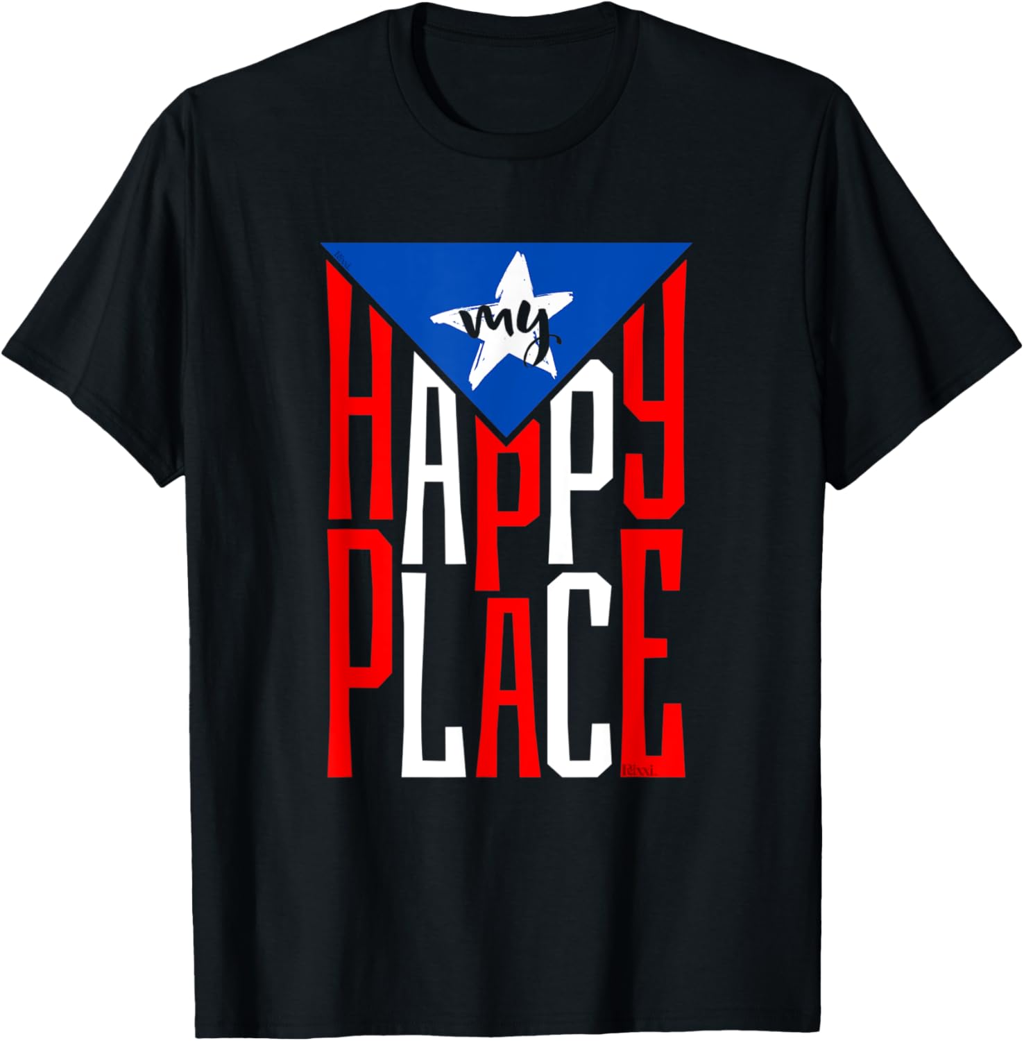 Puerto Rican Pride Puerto Rico Flag My Happy Place Boricua Apparel | Google Shopping Optimized | Top Rated Comfort