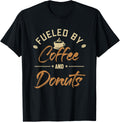 Fueled by Coffee and Donuts Doughnut Glazed Maker Donut Apparel | Premium Quality | Comfort Daily Wear