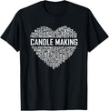 Candle Making Heart Lover Gift Candlemaker Hobby Gifts Apparel | Best Seller Pick | Perfect Gift Idea