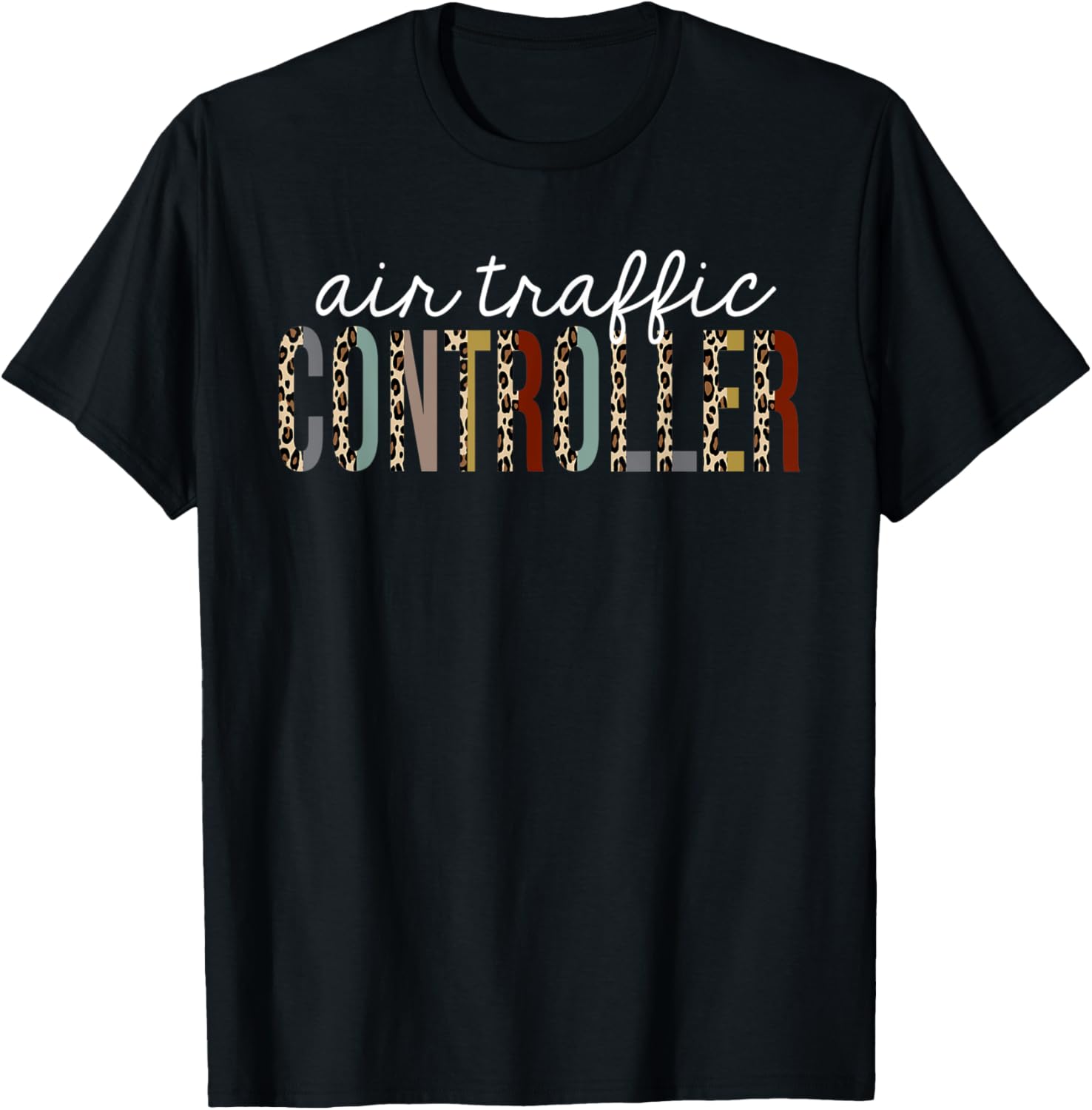 Air Traffic Controller Leopard Print Funny Appreciation Apparel Viral TikTok Find Gift Ready