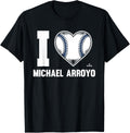 I Heart Michael Arroyo Prospect Baseball Fan Gear Apparel | Perfect Gift Idea