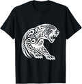 Growling Cheetah Polynesian Tribal Maori Pattern Light Apparel Trending US Hot Right Now