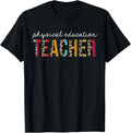 Physical Education Teacher Leopard Teaching Appreciation Apparel Streetwear Style US Top Pick