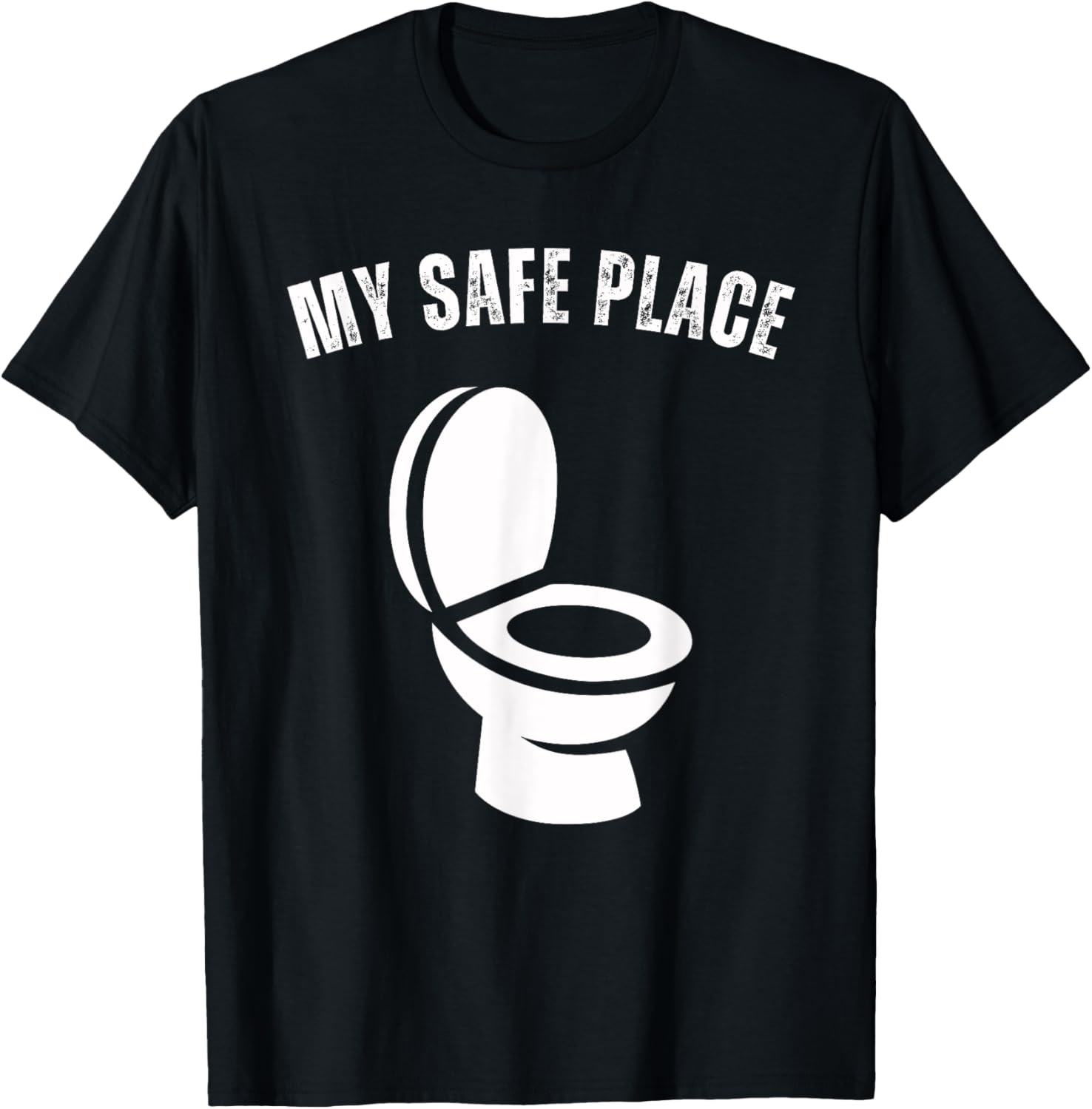 My Safe Place Toilet - Funny Sarcastic Humor Bathroom Apparel | Bestseller Style | Aesthetic Casual Look