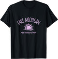 Lake Michigan My Happy Place MI Boating Fishing Camping Apparel | US Viral Pick | Top Rated Comfort