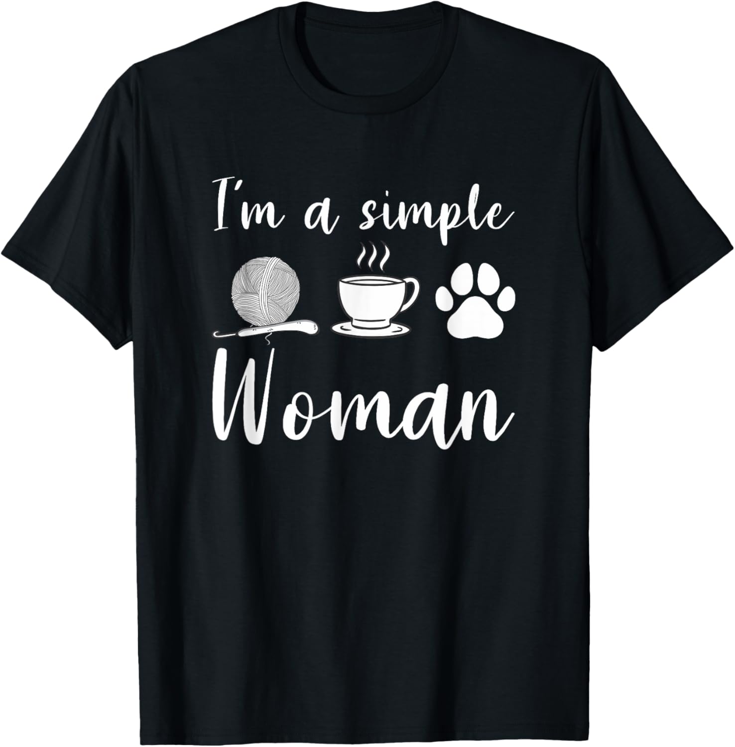 I'm A Simple Woman Crochet Yarn Knitting Yarn Supply | Trending 2025 | Best Seller Choice
