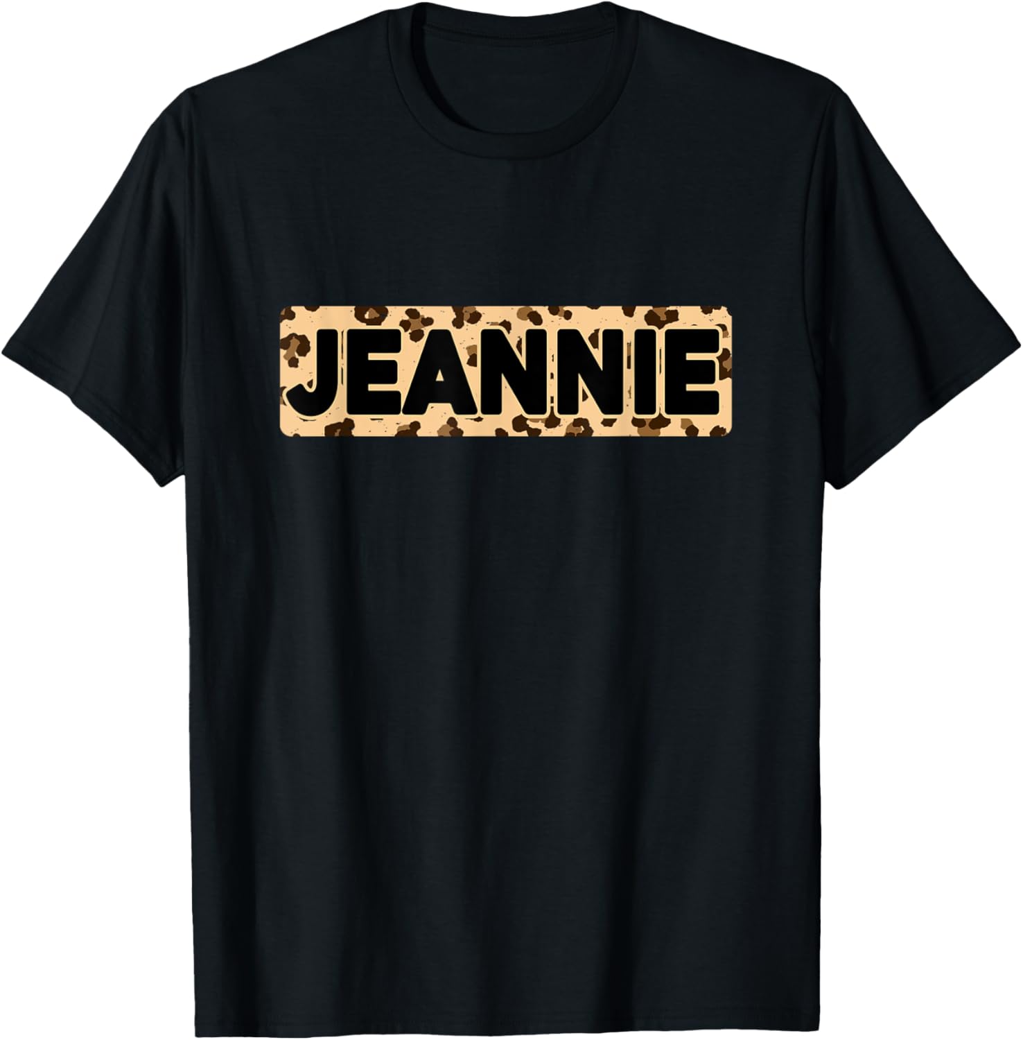 Funny Jeannie Leopard Print Personalized Name Jeannie Apparel Streetwear Style Gift Ready