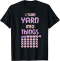 Knitting Tees Funny Retirement Knitting Yarn T-Shirt | Viral US Pick | Perfect for Crafters