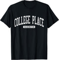 College Place Washington WA JS03 College University Style Apparel | Top Conversion Title | Aesthetic Casual Look