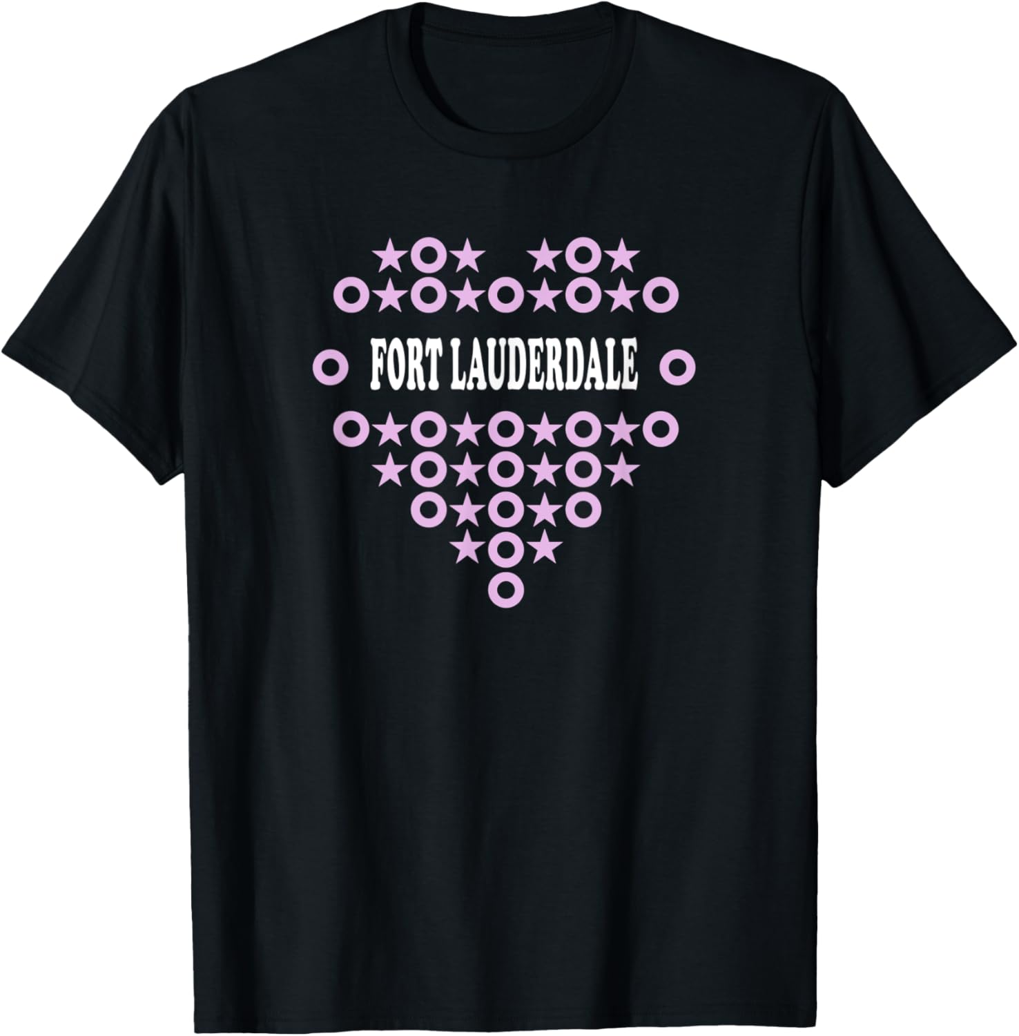 Fort Lauderdale Pink Heart A Great Place Apparel | Bestseller Style | Perfect Gift Choice