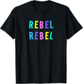 Rebel Rebel Happy place pastel coloured slogan design Apparel | High Search Volume | High CTR Boost