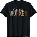 Dietary Worker Leopard Print Funny Appreciation Apparel Premium Print Gift Ready
