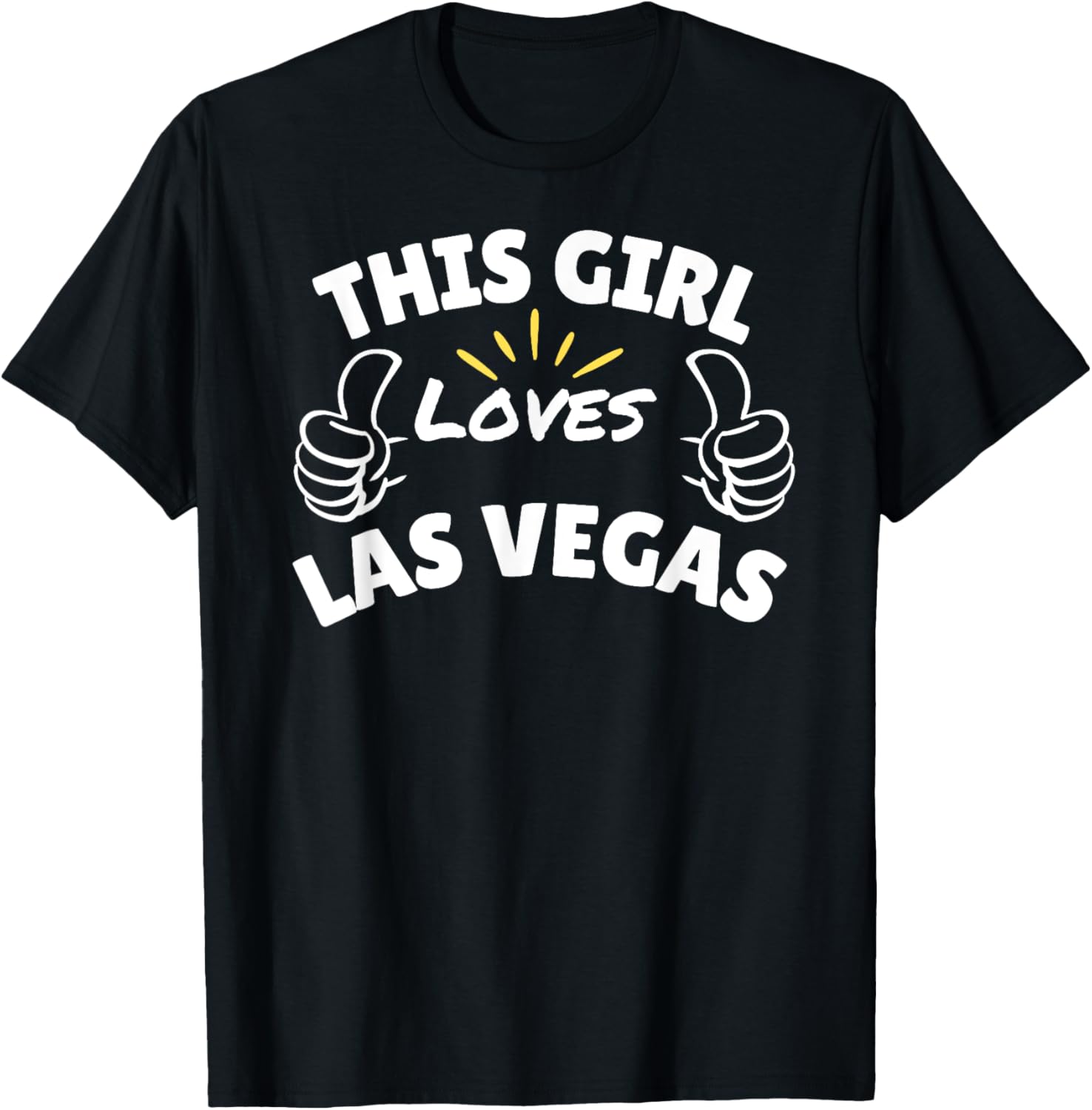 Fun Graphic-This Girl Loves Las Vegas Apparel | High Search Volume | Customer Favorite