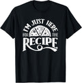 Im Just Here For THe Recipe Pizza Making Pizza Maker Baker Apparel | Best Seller Pick | Perfect Gift Idea