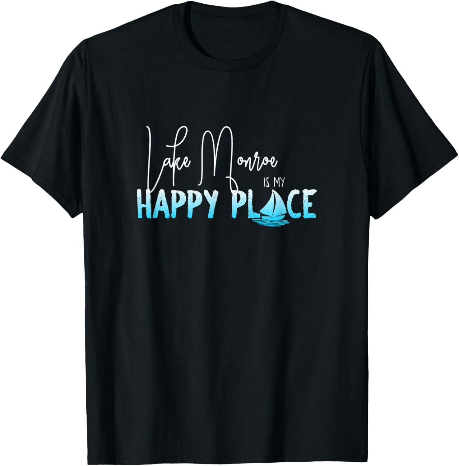 Lake Monroe is My Happy Place, Bloomington Indiana Apparel | US Viral Pick | High CTR Boost