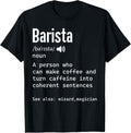 Barista Definition for Coffee Lovers Coffeemaker Barista Apparel | Premium Quality | Must-Have Style