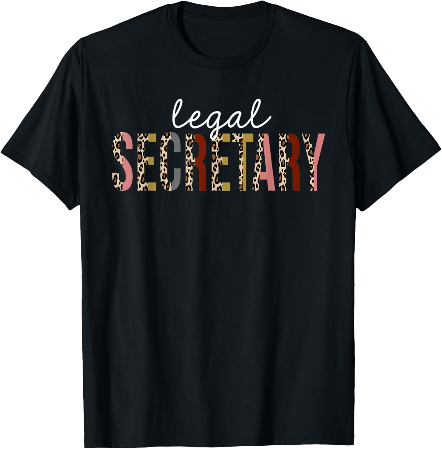 Legal Secretary Leopard Print Funny Appreciation Apparel Streetwear Style Best Seller Look