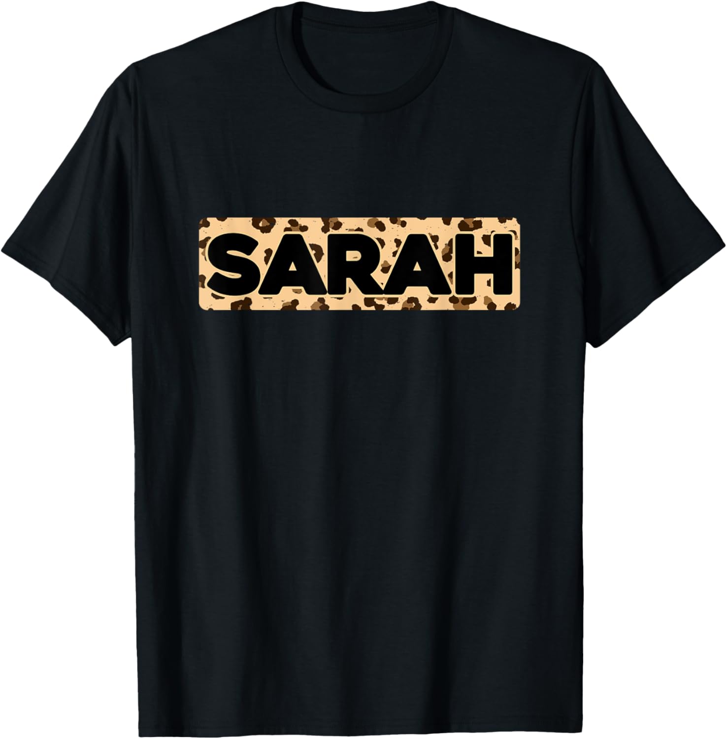 Funny Sarah Leopard Print Personalized Name Sarah Apparel Streetwear Style US Top Pick