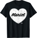 Distressed Heart Michael Mariot Prospect Baseball Fan Gear Apparel | Perfect Gift Idea