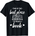 Librarian Book Reading This Is The Best Place To Read A Book Apparel | Google Shopping Optimized | Customer Favorite