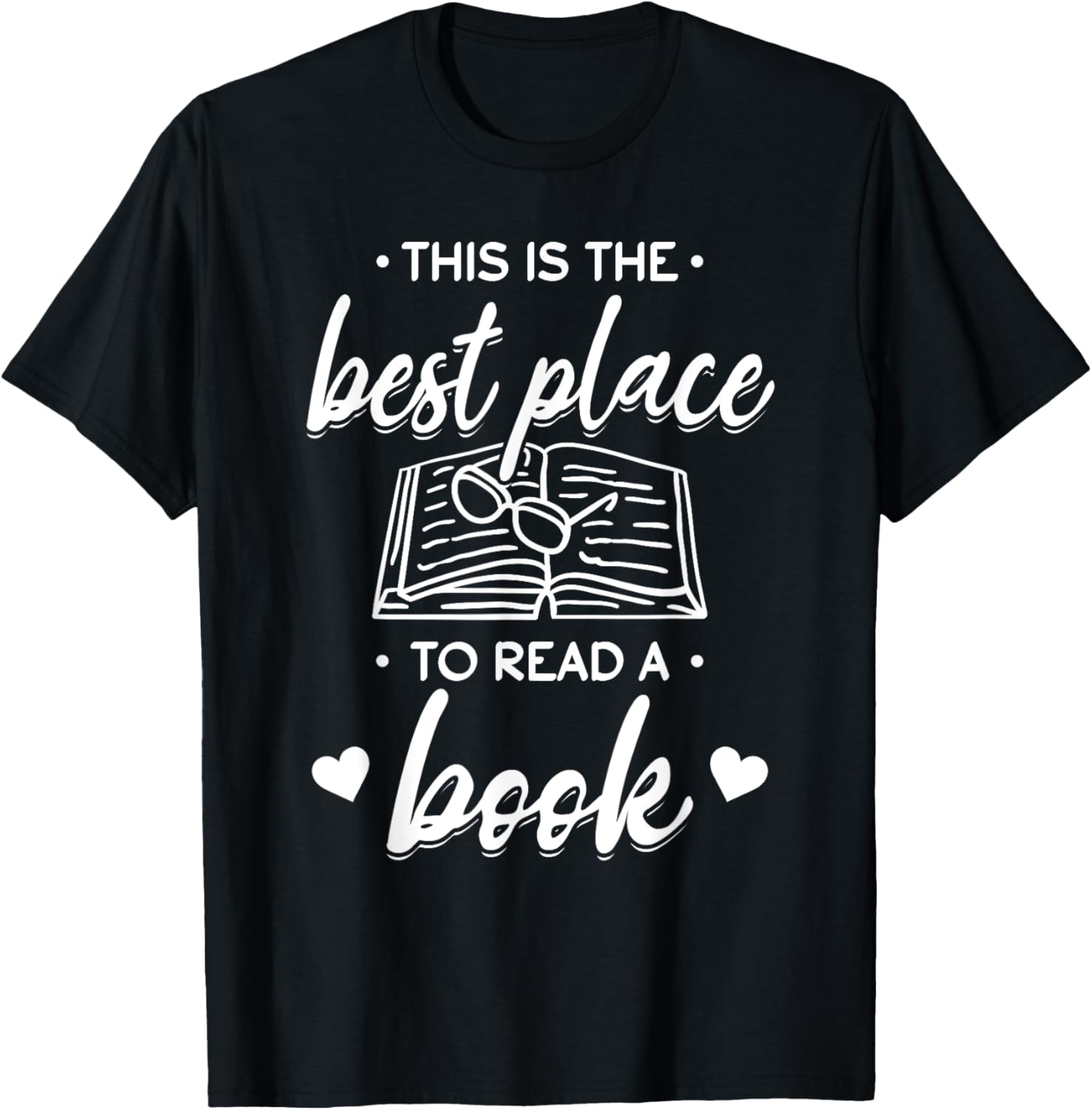 Librarian Book Reading This Is The Best Place To Read A Book Apparel | Google Shopping Optimized | Customer Favorite