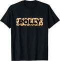Funny Polly Leopard Print Personalized Name Polly Apparel Trending US Everyday Wear