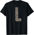 Leopard Print Cheetah Print Animal Print Letter L Cat Men Women Girls Kids Apparel Trending US US Top Pick