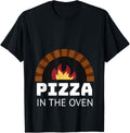 Pregnancy Shirt PIZZA IN THE OVEN Mom Matching Mother to Be T-Shirt | Premium Quality | Aesthetic Fit