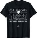 My Heart Beats for Michael Prosecky Prospect Baseball Fan Apparel | US Best Seller