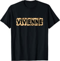 Funny Vivienne Leopard Print Personalized Name Vivienne Apparel High Search Demand Best Seller Look