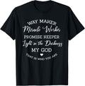 Waymaker Miracle Worker Promise Keeper Cross Apparel | Best Seller Pick | Must-Have Style