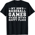 My Son's Baseball Games Are My Happy Place Apparel | US Viral Pick | Customer Favorite