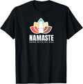 Namaste Home With My Dog Shirt Zen Yoga Tshirt Gift Men Women Girls Kids T-Shirt | Top Conversion Title | Perfect Gift Choice