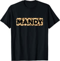 Funny Mandy Leopard Print Personalized Name Mandy Apparel Streetwear Style Best Seller Look