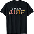 School Aide Leopard Print Funny Appreciation Apparel Premium Print Gift Ready