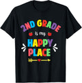 Second Grade Teacher Shirt 2nd Grade Is My Happy Place Team T-Shirt for Men Women Girls Kids T-Shirt | Google Shopping Optimized | High CTR ...