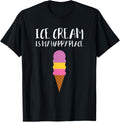 Ice Cream Is My Happy Place Men Women Kids Apparel | High Search Volume | Aesthetic Casual Look