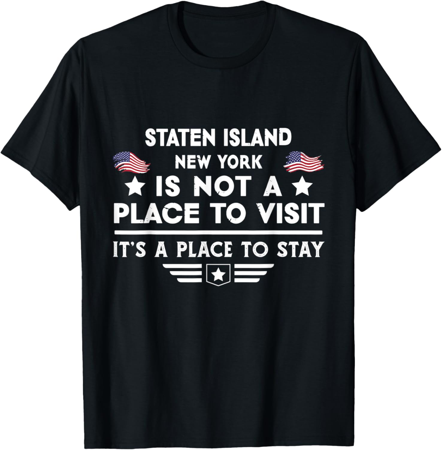 Staten Island New York Place to stay USA Town Home City Apparel | Premium Quality | Daily Wear Essential