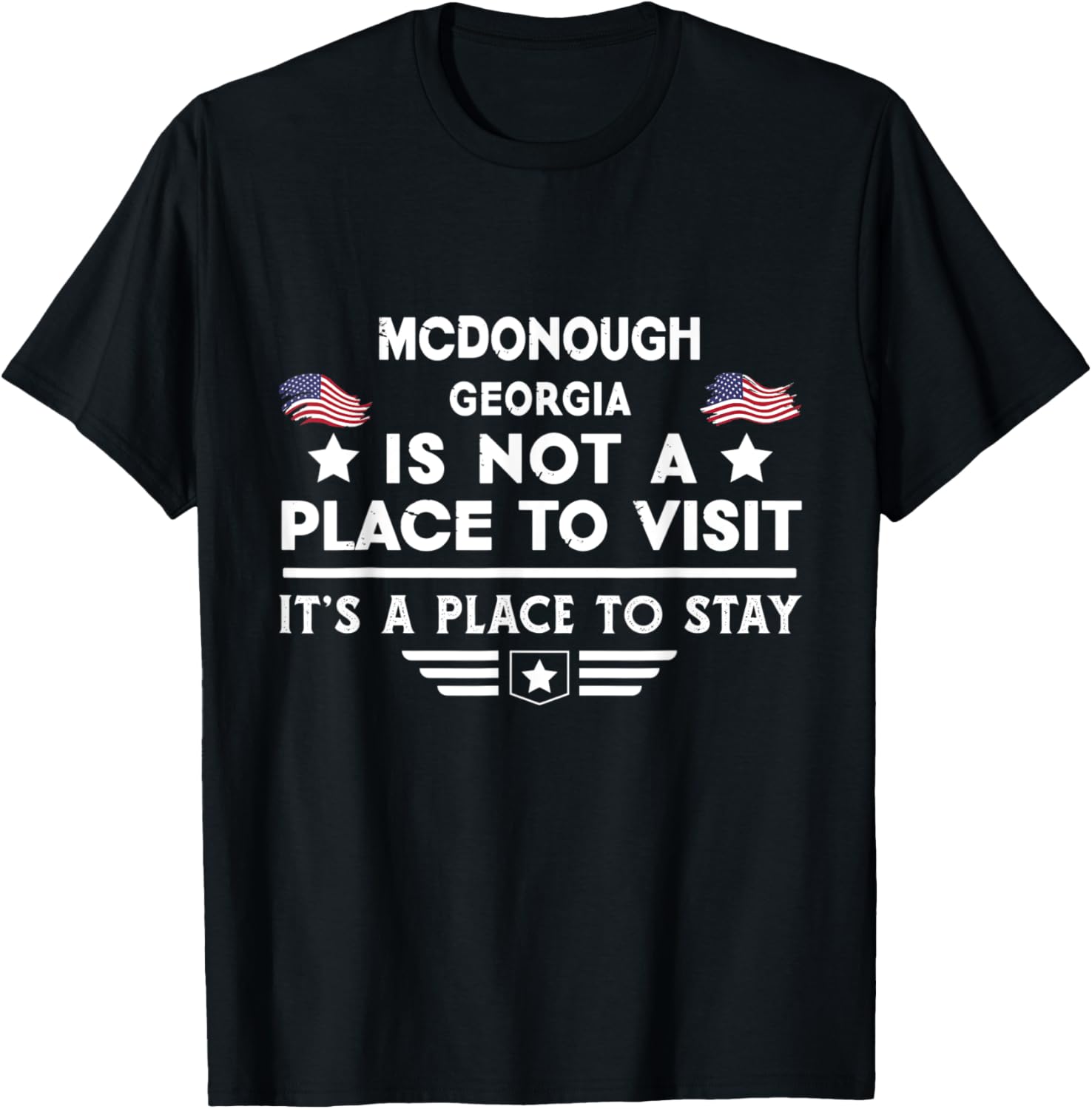 McDonough Georgia Place to stay USA Town Home City Apparel | Trending 2025 | Daily Wear Essential