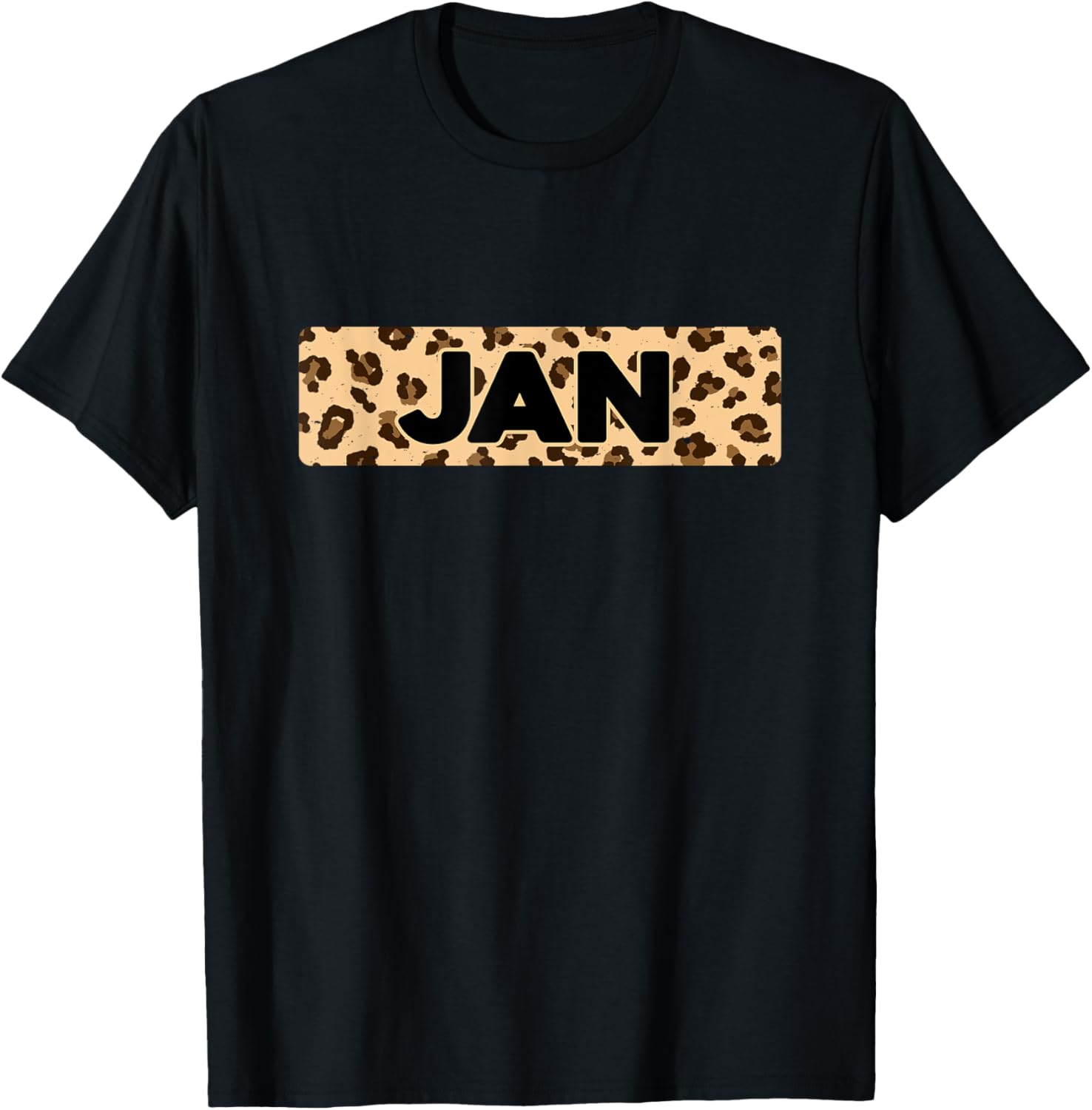 Funny Jan Leopard Print Personalized Name Jan Apparel Comfort Fit Everyday Wear
