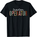 Tractor Operator Leopard Print Funny Appreciation Apparel Premium Print Hot Right Now