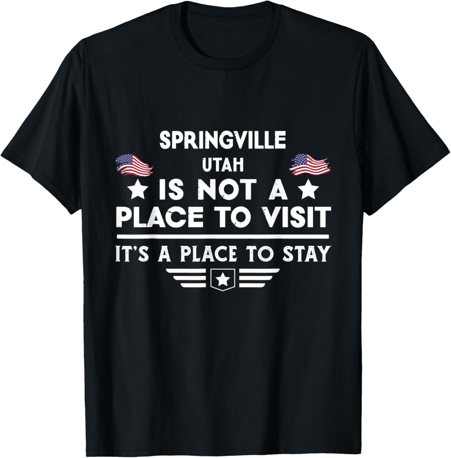 Springville Utah Place to stay USA Town Home City Apparel | Top Conversion Title | High CTR Boost