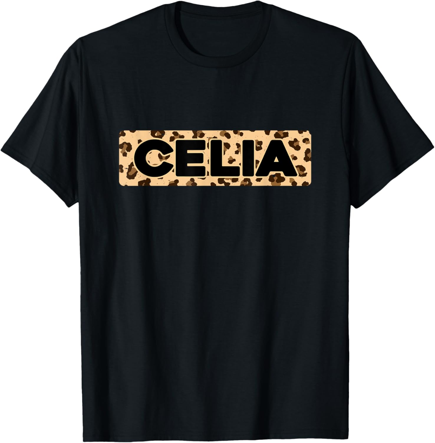 Funny Celia Leopard Print Personalized Name Celia Apparel Viral TikTok Find Best Seller Look