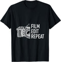 DoP Film Edit Repeat Video Editor Content Creator Filmmaker Apparel | US Viral Style | Perfect Gift Idea