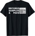 Records Samples And Pads T-Shirt Beat Maker Gifts T-Shirt | High Search Volume | Comfort Daily Wear